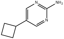 2-Pyrimidinamine, 5-cyclobutyl- (9CI) Struktur