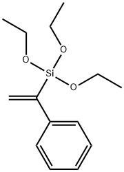 三乙氧基(1-苯基乙烯基)硅烷 结构式