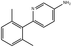 6-(2,6-dimethylphenyl)-pyridin-3-ylamine Structure