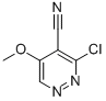 3-CHLORO-5-METHOXY-4-PYRIDAZINECARBONITRILE Structure