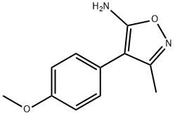 4-(4-METHOXY-PHENYL)-3-METHYL-ISOXAZOL-5-YLAMINE Structure