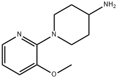 1-(3-甲氧基吡啶)哌啶胺, 902837-16-5, 结构式