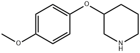 3-(4-METHOXYPHENOXY)PIPERIDINE Struktur