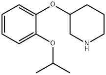3-(2-异丙氧基苯氧基)哌啶,902837-37-0,结构式