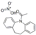 5-アセチル-10,11-ジヒドロ-5H-ジベンゾ[b,f]アゼピン・硝酸塩 化学構造式