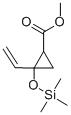 METHYL-(2-TRIMETHYLSILOXY-2-VINYLCYCLOPROPANE-CARBOXYLATE) 化学構造式