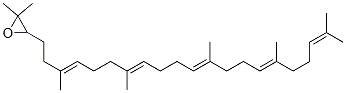 2,2-dimethyl-3-(3,7,12,16,20-pentamethylhenicosa-3,7,11,15,19-pentaenyl)oxirane 结构式