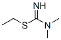 Carbamimidothioic acid, N,N-dimethyl-, ethyl ester (9CI) Structure