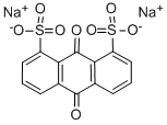 9,10-ジオキソ-9,10-ジヒドロアントラセン-1,8-ジスルホン酸ジナトリウム 化学構造式