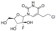 5-(2-chloroethyl)-2'-fluoroarabinofuranosyluracil 结构式