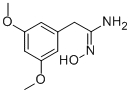 BENZENEETHANIMIDAMIDE, N-HYDROXY-3,5-DIMETHOXY,903094-85-9,结构式