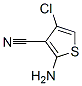 3-Thiophenecarbonitrile,  2-amino-4-chloro- Structure