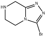 3-溴-5,6,7,8-四氢-[1,2,4]三唑并[4,3-A]吡嗪盐酸盐, 903130-08-5, 结构式