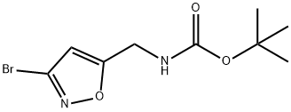 3-Bromo-5-(N-Boc)aminomethylisoxazole Structure