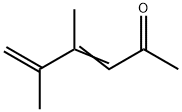 3,5-Hexadien-2-one, 4,5-dimethyl- (7CI) Structure