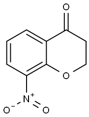 8-Nitro-4-chromanone Structure