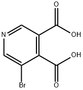 5-溴吡啶-3,4-二羧酸,90325-36-3,结构式