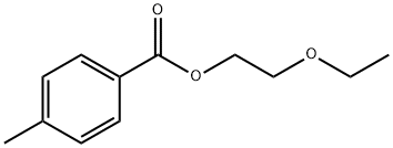 Benzoic acid, 4-Methyl-, 2-ethoxyethyl ester Structure