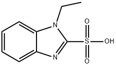 1-乙基-1H-苯并咪唑-2-磺酸 结构式