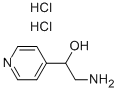 2-AMINO-1-(PYRIDIN-4-YL)ETHANOL DIHYDROCHLORIDE Struktur