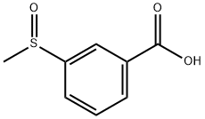 3-甲亚磺酰基苯甲酸 结构式