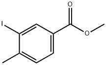 3-ヨード-4-メチル安息香酸メチル 化学構造式