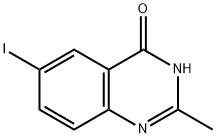 6-碘-2-甲基喹唑啉-4(3H)-酮, 90347-75-4, 结构式
