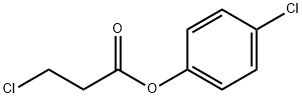3-氯丙酸 4-氯苯基酯, 90348-64-4, 结构式
