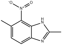2,5-二甲基-4-硝基苯并咪唑 结构式