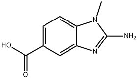 5-Benzimidazolecarboxylicacid,2-amino-1-methyl-|2-氨基-1-甲基-1H-苯并咪唑-5-羧酸