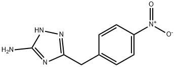 5-(4-硝基苄基)-4H-1,2,4-三唑-3-胺,90349-93-2,结构式