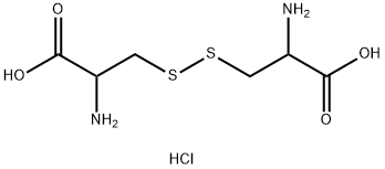 DL-CYSTINE HYDROCHLORIDE Structure