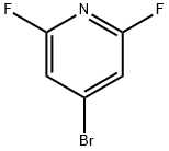 4-ブロモ-2,6-ジフルオロピリジン 化学構造式