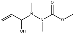 Hydrazinecarboxylic  acid,  2-(1-hydroxy-2-propenyl)-1,2-dimethyl-,  methyl  ester  (9CI) Structure