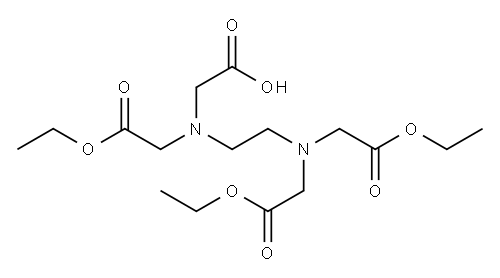 乙二胺四乙酸三乙酯 盐酸盐, 90359-20-9, 结构式