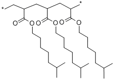 聚(丙烯酸异辛酯), 9036-63-9, 结构式