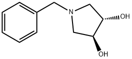 (3S,4S)-1-Benzylpyrrolidine-3,4-diol Structure