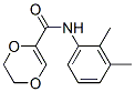 1,4-Dioxin-2-carboxamide,  N-(2,3-dimethylphenyl)-5,6-dihydro- Structure