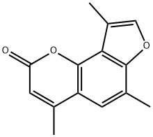 4,4',6-trimethylangelicin Struktur