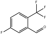 5-フルオロ-2-(トリフルオロメチル)ベンズアルデヒド 化学構造式