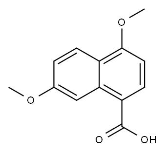4,7-二甲氧基-1-萘酸, 90381-45-6, 结构式