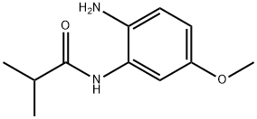 N-(2-アミノ-5-メトキシフェニル)-2-メチルプロパンアミド 化学構造式