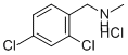 (2,4-ジクロロベンジル)メチルアミン塩酸塩 化学構造式