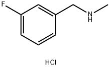 N-METHYL-3-FLUOROBENZYLAMINE HYDROCHLORIDE Structure