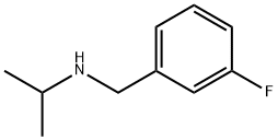 N-(3-氟苄基)-2-丙基胺, 90389-87-0, 结构式
