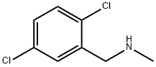 N-(2,5-二氯苄基)-N-甲胺, 90390-16-2, 结构式