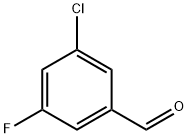 3-氯-5-氟苯甲醛,90390-49-1,结构式