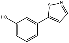 3-(异噻唑-5-基)苯酚, 904085-96-7, 结构式
