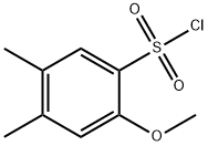 2-メトキシ-4,5-ジメチルベンゼンスルホニルクロリド 化学構造式