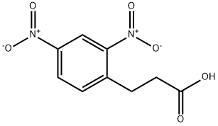 3-(2,4-二硝基苯基)丙酸 结构式